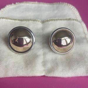 James Avery silver & gold earrings 1980’s vintage